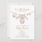 Little Pumpkin Herfst Herfst Neutraal Baby shower Kaart (Voorkant)