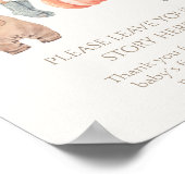 Little Pumpkin Herfst Kleding Boy Boeken voor Baby Poster (Hoek)