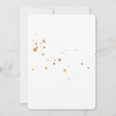 Little Pumpkin Herfst Minimalist Retro Leopard Bow Kaart (Achterkant)