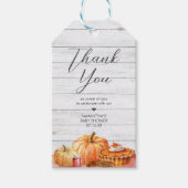 Little Pumpkin Herfst Picknick Baby shower Favorie Cadeaulabel (Voorkant)
