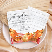 Little Pumpkin Herfst Picnic Baby shower Kaart