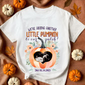 Little Pumpkin Herfst Pregnancy Reveal Echografie T-shirt