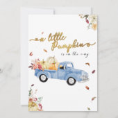 Little Pumpkin Herfst Vind de gast Baby bingo spel Kaart (Achterkant)