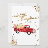 Little Pumpkin Herfst Vind de gast Baby bingo spel Kaart (Achterkant)