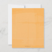 Little Pumpkin Herfst Wreator Baby shower Invitati (Achterkant)