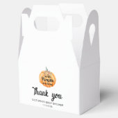 Little Pumpkin is on the way Baby Shower  Bedankdoosjes (Geopend)