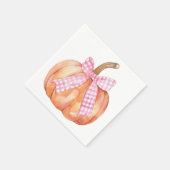 Little Pumpkin is op de weg Baby shower Servet (Hoek)