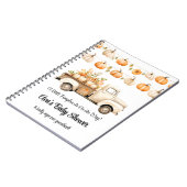 Little Pumpkin is op weg naar Baby shower Guestboo Notitieboek (Linkerzijde)