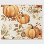 Little Pumpkin is op weg naar het Baby shower Cadeaupapier (Vlak)