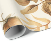 Little Pumpkin is op weg naar het Baby shower Cadeaupapier (Rol Hoek)