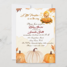 Little Pumpkin is op weg naar het Baby shower