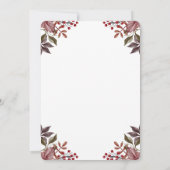 Little Pumpkin is op weg naar het baby shower Kaart (Achterkant)