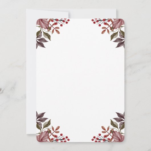 Little Pumpkin is op weg naar het baby shower Kaart (Achterkant)