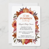 Little Pumpkin is op weg naar het baby shower Kaart (Voorkant)