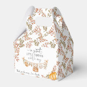 Little Pumpkin is op weg naar het Baby shower Than Bedankdoosjes (Achterkant)