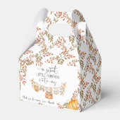 Little Pumpkin is op weg naar het Baby shower Than Bedankdoosjes (Voorkant Zijde)