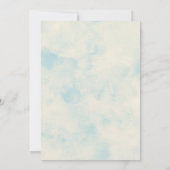 Little Pumpkin is op weg naar rustiek baby shower Kaart (Achterkant)