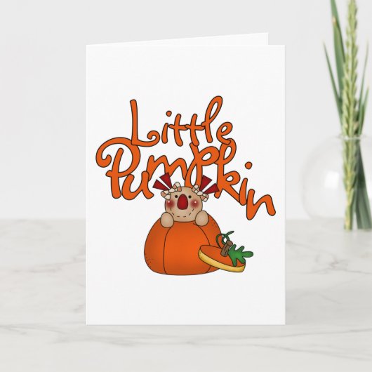 Little Pumpkin Kaart (Voorkant)