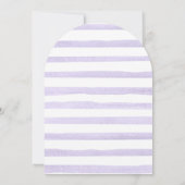 Little Pumpkin Lavender Rozen Arch Baby shower Kaart (Achterkant)