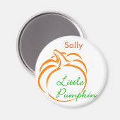 Little Pumpkin Line Art Magneet (Voorkant / Achterkant)
