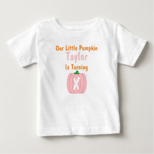 Little Pumpkin Meisje Verjaardag Baby T-shirt