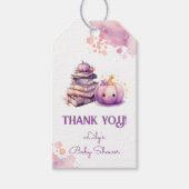 Little Pumpkin New Chapter Baby shower bedankt Cadeaulabel (Voorkant)
