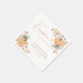 Little Pumpkin On The Way Fall Baby Shower Servet (Hoek)