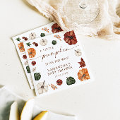 Little Pumpkin On The Way Fall Baby Shower Servet