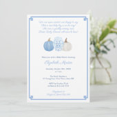 Little Pumpkin on Way Poem Boy Baby shower Kaart (Staand voorkant)