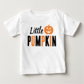 Little Pumpkin Oranje en Black Modern Halloween (Voorkant)