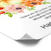 Little Pumpkin Pacifier Hunt Baby shower Game Poster (Hoek)