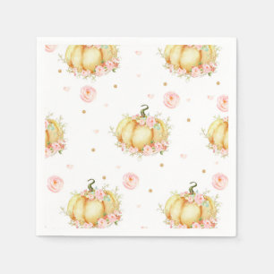 Little Pumpkin Paper Baby shower Birthday Servet