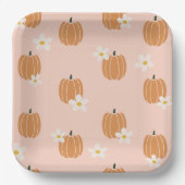 Little Pumpkin Paper Borden Papieren Bordje (Voorkant)