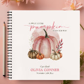 Little Pumpkin Pink Baby shower gastenlijst Notitieboek