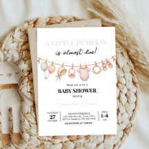 Little Pumpkin Pink Bow Coquette Herfst Babyshower