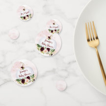 Little Pumpkin Pink Burgundy Gold Baby shower