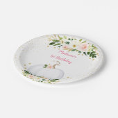 Little Pumpkin Pink Gold Day Papieren Bordje (Gekanteld)