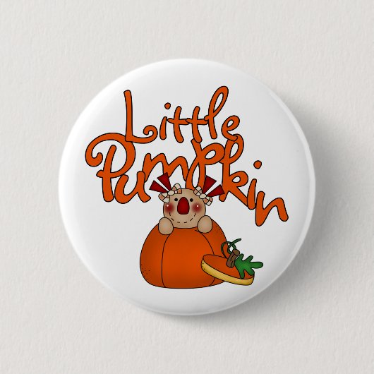 Little Pumpkin Ronde Button 5,7 Cm (Voorkant)