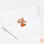 Little Pumpkin Ronde Sticker (Envelop)