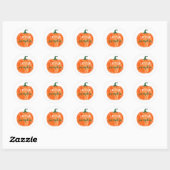 Little Pumpkin Ronde Sticker (Vel)