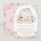  Little Pumpkin Roos Gold Books voor Baby Informatiekaartje (Voorkant / Achterkant)