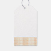 Little Pumpkin Rustic Farm Baby Shower Diaper Cadeaulabel (Achterkant)