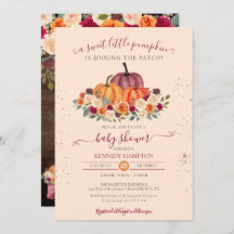 Little Pumpkin Rustic Gender Neutral Baby shower
