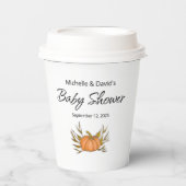 Little Pumpkin Schattige Herfst Baby shower Papieren Bekers (Voorkant)