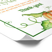 Little Pumpkin Shower Adres de Envelopteken Poster (Hoek)