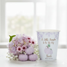 Little Pumpkin Soft Blue Baby shower