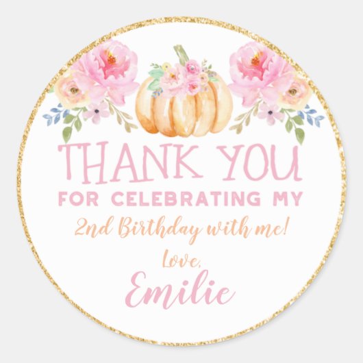 Little Pumpkin Stickers (Voorkant)