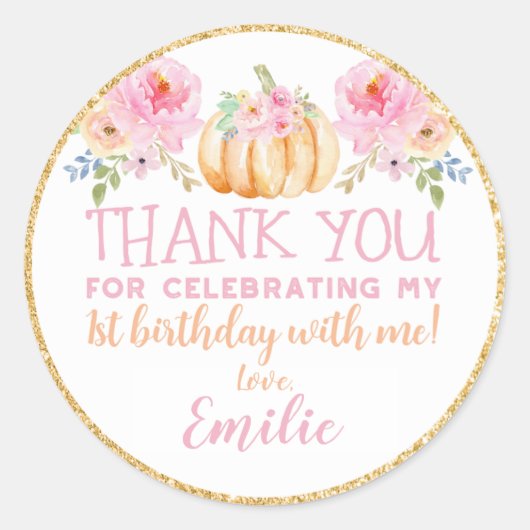 Little Pumpkin Stickers (Voorkant)