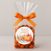 Little Pumpkin Sweet Treat Baby shower Ronde Sticker