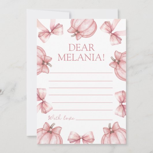 Little Pumpkin Time Capsule Card Kaart (Voorkant)